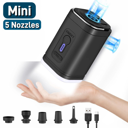 Mini portable air pump 1300mah - mini,