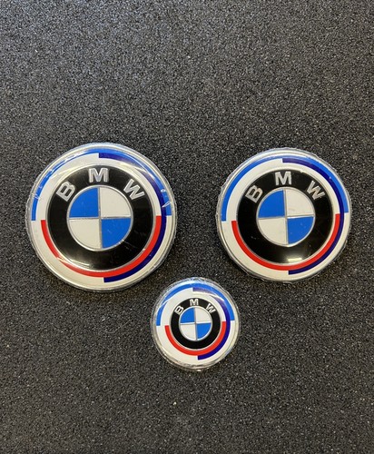 Bmw 50th anniversary badges - bmw,