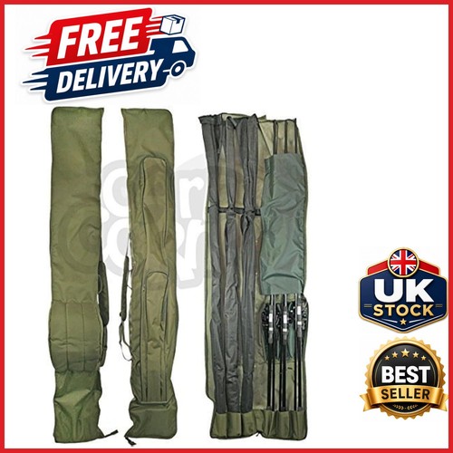 Padded fishing rod holdall bag - fishing,