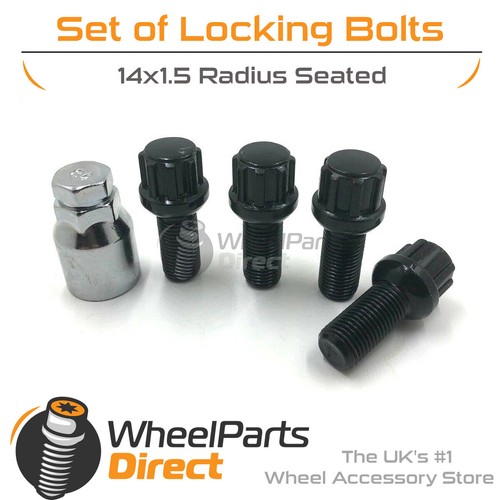 Black locking wheel - black,