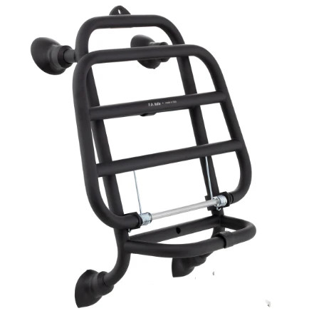 Italia black front rack - f.a.,