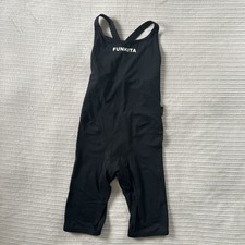Funkita Ladies Still Black Fast Legs One Piece Swimsuit Black Size 34/UK 12 New*