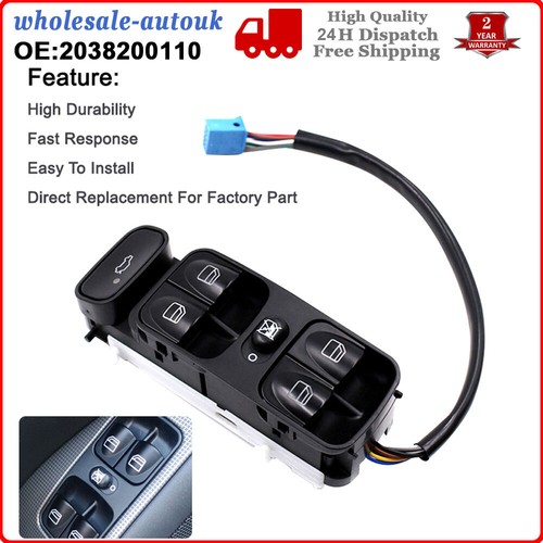 Front electric control window - front,