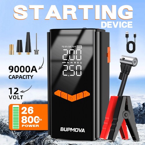 9000a car jump starter with - jump,