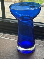 Vintage Blue Glass Hyacinth