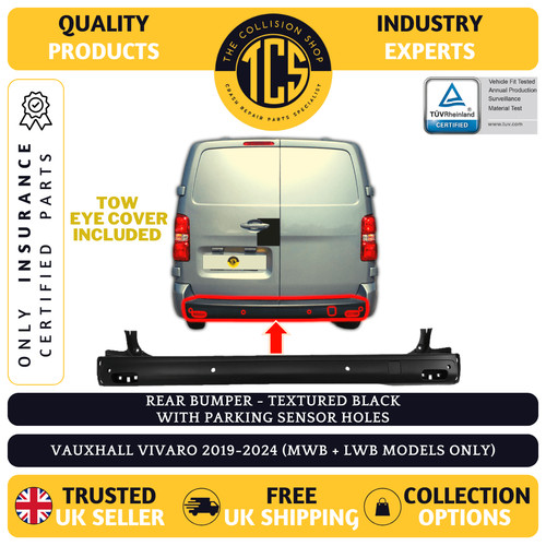 Vauxhall vivaro 2019 2024 rear - vauxhall, 2019-2024