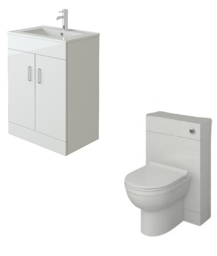 Vanity unit with - vanity, combined