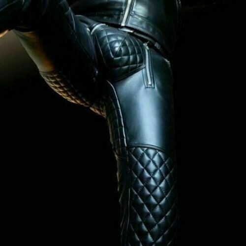 Mens genuine leather pants - mens,