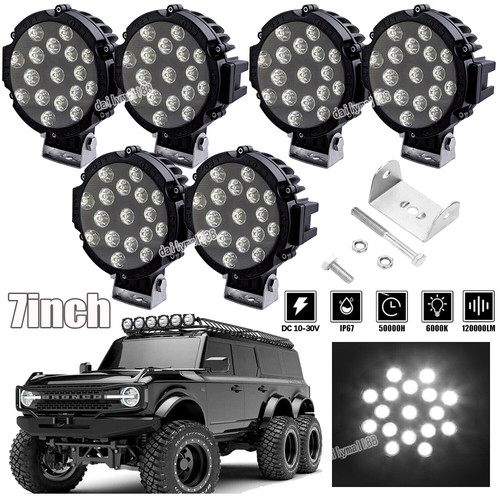 7inch round led work - work, light