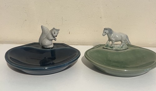 Pair wade whimsies - whimsies, dishes