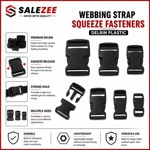 Side release buckles - buckles, clips
