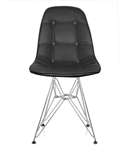 Dining chairs leather metal - dining,