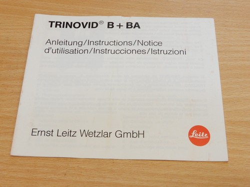Leica trinovid binocular - trinovid,