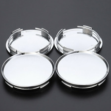 4Pcs 63mm Chrome ABS Plastic
