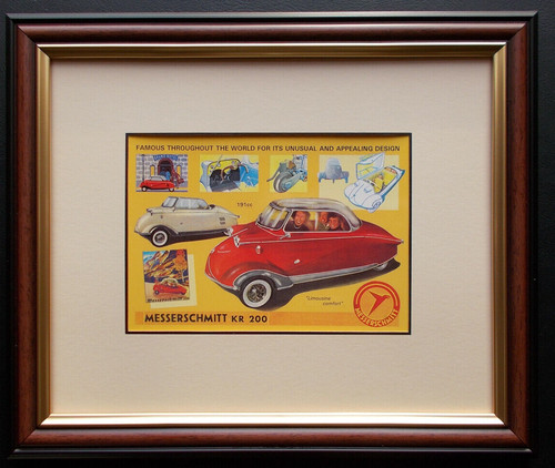 Messerschmitt 200 framed - kr,