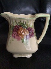 Vintage Myott Son & Co England Countryside Floral Design Milk or Cream Jug