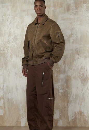 Ten flight jacket natural - ten,