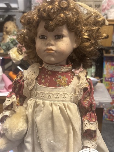Jeanette porcelain doll - jeanette,