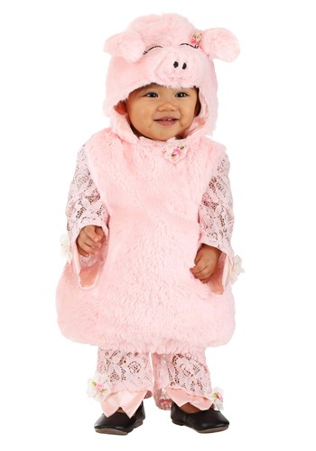 Infant lace pig - lace, costume