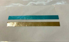 Coachman Gold & Aqua Blue Coachtape Coachline PER Mtr Caravan Motorhome CCLT17