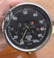 Vintage SMITHS 100 SPEEDOMETER