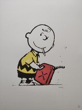 Banksy Art Print - Charlie Brown Firestarter - Certificate