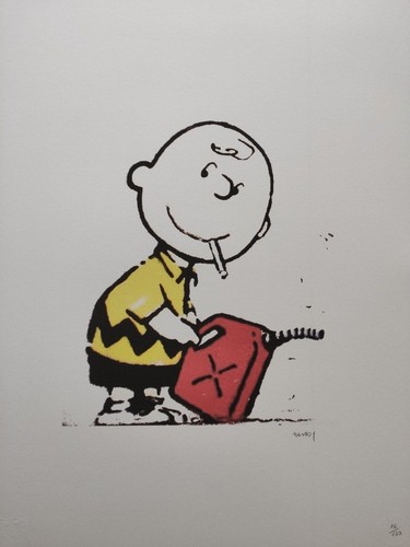 Banksy art print charlie - -,