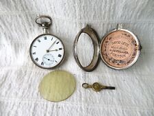 ANTIQUE, MENS, SILVER PAIR