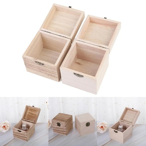 Wooden flip top storage - top, box