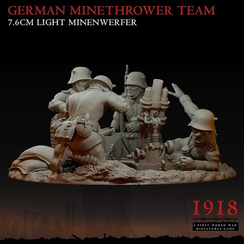28mm ww1 german 6cm - 7.6cm, light