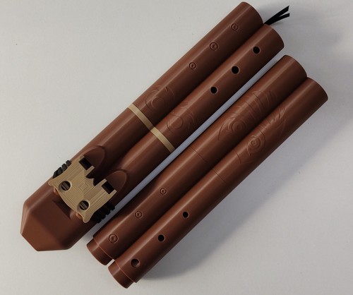 Printed low drone flute - low,