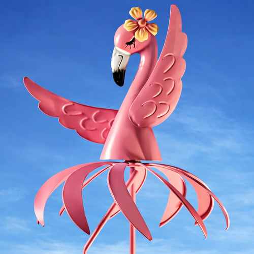 Flamingo garden spinner - flamingo,