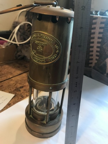 Vintage miners lamp thomas - , e.thomas