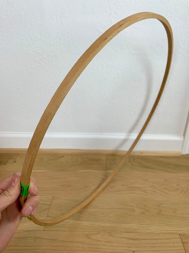 Inch wooden flesh hoop - wooden, for
