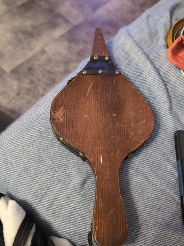 Vintage wooden bellows - wooden,
