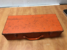 VINTAGE BLACK & DECKER METAL CASE ONLY 18" x 8" x 4"