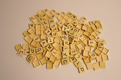 Scrabble original spare tiles - scrabble,