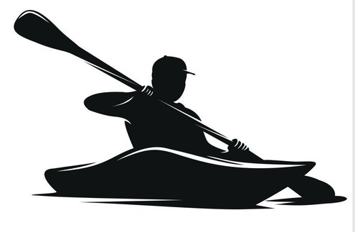 Kayak canoe decal sticker - decal,