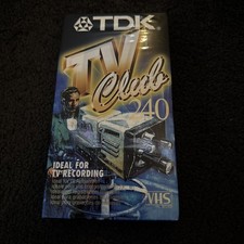 TDK VHS Tapes Tv Club 240