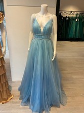 Sherri Hill Light Blue Ombre