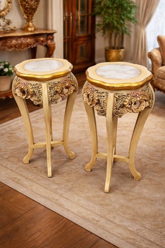 Pair gilt rococo - pair,