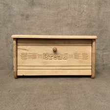 Carved wooden bread - bread, bin