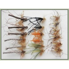 Daddy Long Legs trout Flies, 18 Pack Mixed Varieties, size 10/12, Fishing Flies