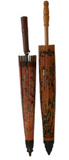 2 x Bamboo & Rice Paper Japanese Parasols (17)