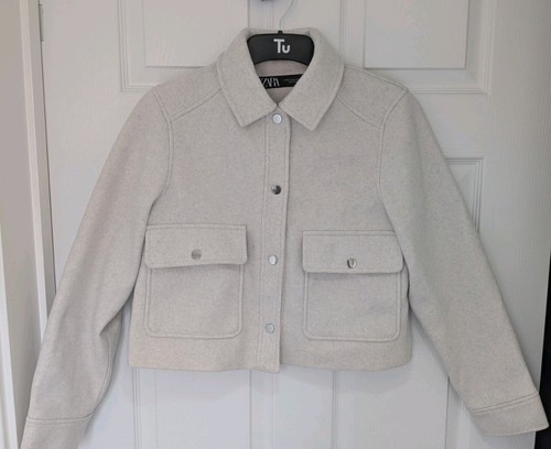 Zara cream cropped - cream,
