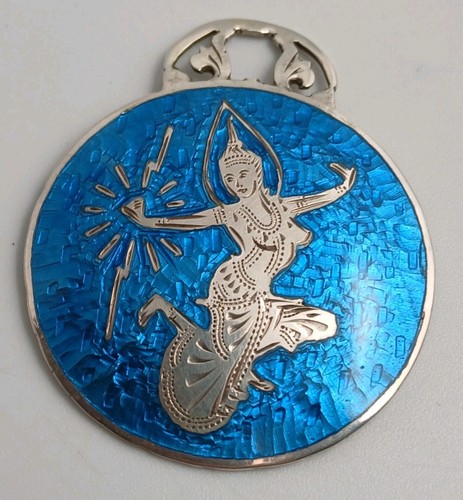 Siam sterling silver - silver, blue