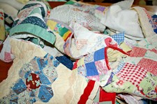 Vintage Cutter Quilt Pieces