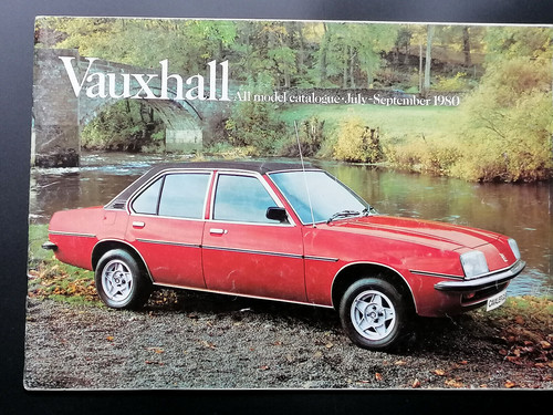 1980 vauxhall range - vauxhall, sales