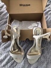 Dune  London Sandals Gold Sz:8 /41