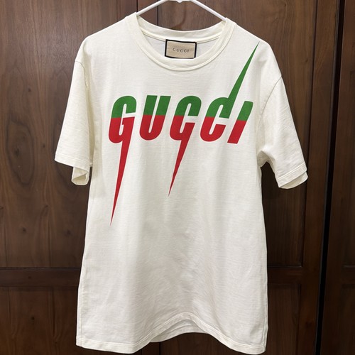Gucci blade white shirt - t, size